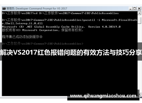 解决VS2017红色报错问题的有效方法与技巧分享